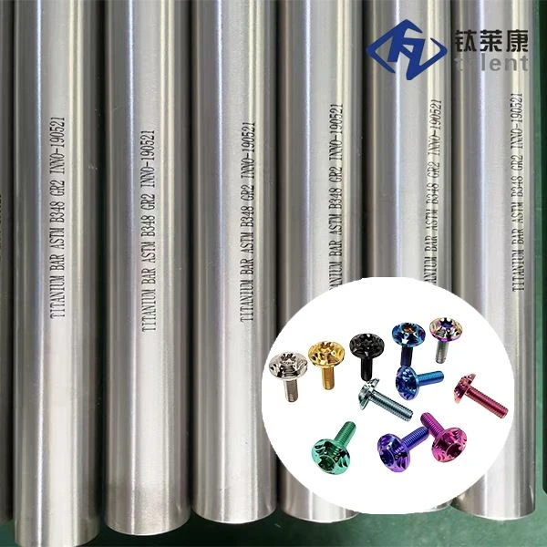ASTM B348 sanoat titan barlari