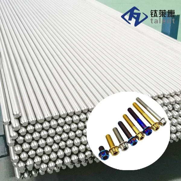 ASTM B348 titaniumli dumaloq panjaralar